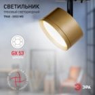 Светильник трековый однофазный ЭРА TR48-GX53 MG под лампу GX53 матовое золото изображение 4