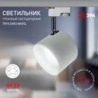 Светильник трековый однофазный ЭРА TR15-GX53 WH/SL под лампу-GX53, алюминий, цвет белый+серебро изображение 4