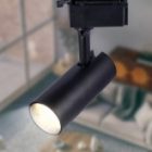 Светильник светодиодный трековый однофазный ЭРА TR5-10 COB BK 10W 4000K 700Lm черный изображение 2