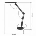 Светильник светодиодный настольный ЭРА NLED-440-7W-BK черный (5055398674550) изображение 3