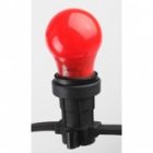 Лампа светодиодная ЭРА STD ERARL50-E27 3W груша красный для белт-лайт изображение 6