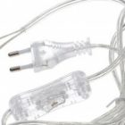 Шнур Navigator 61 723 NPS-FS-170-2x0.5-TR 1.7м с выкл. прозрачный изображение 2