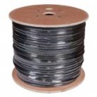 Кабель витая пара Rexant экранированный FTP 4PR 24AWG cat 5e CU outdoor/уличный с тросом [305м] (провод для интернета) изображение 2