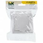 Розетка 2P+E Schuko со шторками с крышкой Generica КВАРТА 16А IP44 белый (РСбш10-3-КБ-44) изображение 2
