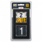 Рамка на 2 поста ИЭК BRITE металл черный глянец (РУ-2-1-БрЧ) изображение 2