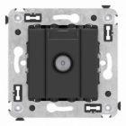 Розетка TV DKC Avanti оконечная в стену, черный матовый изображение 2