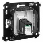 Компьютерная розетка RJ-45 в стену DKC Avanti кат.6 одинарная, закаленная сталь изображение 2