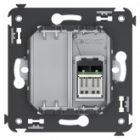 Компьютерная розетка RJ-45 в стену DKC Avanti кат.5e одинарная, закаленная сталь изображение 4