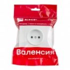 Розетка 1-местная без заземления со шторками EKF PROxima 16А IP20 Валенсия белый изображение 2
