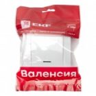 Выключатель 1-клавишный с индикатором EKF PROxima 10А IP20 Валенсия белый изображение 2