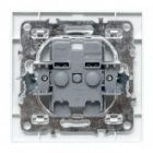 Розетка 1-местная без заземления со шторками EKF Basic 10А IP20 Минск белый изображение 8