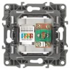 Розетка комбинированная ЭРА RJ45 кат.5е +TV IP20 12, перламутр 12-3110-15 изображение 2