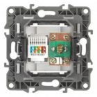 Розетка комбинированная ЭРА RJ45 кат.5е +TV IP20 12, бронза 12-3110-13 изображение 2