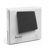 Выключатель дистанционного управления 3-клавишный Feron TM83 (не требует питания) черный изображение 2