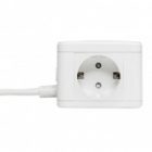 Удлинитель EKF Куб, 2х2Р+Е шторки, 3USB 2,4А, беспроводное зарядное устройство Qi, кабель 1,3м 1мм2 изображение 2