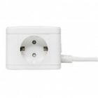 Удлинитель EKF Куб, 2х2Р+Е шторки, 3USB 2,4А, беспроводное зарядное устройство Qi, кабель 1,3м 1мм2 изображение 4