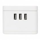 Удлинитель EKF Куб, 2х2Р+Е шторки, 3USB 2,4А, беспроводное зарядное устройство Qi, кабель 1,3м 1мм2 изображение 7