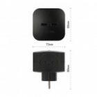 Разветвитель ЭРА SP-4-USB-B на 4 розетки 220V+2xUSB 2400mA без заземления 10А черный изображение 4