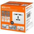 Блок мультифункциональный TDM Сенеж 1 2П 10А 250В + 2 USB-порта для зарядки 5В 2,1А белый изображение 2