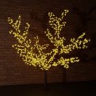 Светодиодное дерево Сакура, 864LED 110W 24V L1.5m крона 1.8m желтый IP54 трансформатор в комплекте изображение 2