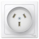 Розетка силовая скрытой установки SE Blanca 2Р+N 32А 250В белая изображение 2
