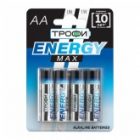 Батарейка Трофи AA LR6 Energy Max Alkaline (упаковка 4 шт) 5055945508253 изображение 2