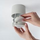 Светильник потолочный Feron HL361 под лампу GX53 max 12W 230V белый поворотный IP20 D100*H65mm изображение 3