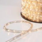 Светодиодный дюралайт 3W теплый белый 24 LED/1,6Вт/м, свечение с динамикой, D13мм, бухта 100м изображение 6
