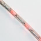 Светодиодный дюралайт 3W красный 36 LED/2,4Вт/м, свечение с динамикой, D13мм, бухта 100м изображение 4