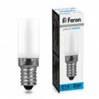 Лампа светодиодная для холодильника Feron LB-10 2W 6400K 230V E14 Freezer дневной свет изображение 2