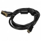 Шнур Rexant HDMI-DVI-D gold 2М с фильтрами изображение 2