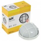 Светильник ИЭК НПП1102 влагозащищенный 100W E27 IP54 круглый с решеткой белый изображение 2