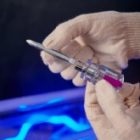 Отвертка комбинированная, прозрачная рукоятка, 40 мм двухсторонняя (крестовая PH 2, шлицевая SL6) изображение 5