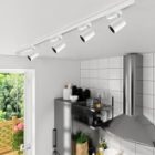 Трековый светодиодный светильник JazzWay PTR 1325 25W 4000K 24° WH белый с сотовой решеткой IP40 изображение 4