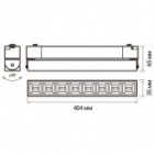Трековый светодиодный светильник JazzWay PTR 2130R 30W 4000K 60° BL черный 400мм IP40 изображение 7