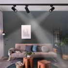 Трековый светодиодный светильник JazzWay PTR 0610 10W 4000K 24° BL черный IP40 изображение 4