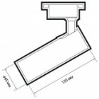 Трековый светодиодный светильник JazzWay PTR 0610 10W 4000K 24° BL черный IP40 изображение 5