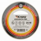Изолента ПВХ Kranz 19мм х 25м толщина 0,13 белая [уп.5шт] изображение 3