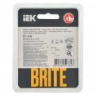 Рамка на 1 пост ИЭК BRITE стекло розовый матовый (РУ-1-2-Бр) изображение 3