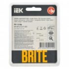 Рамка на 1 пост ИЭК BRITE стекло белый (РУ-1-2-Бр) изображение 3