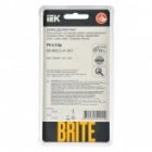 Рамка на 2 поста ИЭК BRITE стекло белый (РУ-2-2-Бр) изображение 3