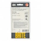 Рамка на 2 поста ИЭК BRITE стекло графит RE (РУ-2-2-Бр) изображение 3