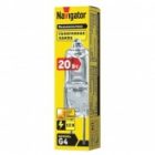 Лампа галогенная капсульная Navigator 94 210 JC 20W 12V G4 240Lm 2000h прозрачная изображение 2
