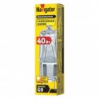 Лампа галогенная капсульная Navigator 94 215 JCD9 40W 230V G9 прозрачная изображение 2