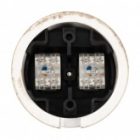 Накладная розетка RJ45 двойная TDM Болонь фарфор мраморный изображение 4