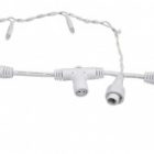 Гирлянда светодиодная Дождь 2x6m 768LED 230V теплый белый, эффект мерцания, белый провод IP65 изображение 7