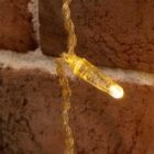 Гирлянда светодиодная Дождь 2x6m 768LED 230V теплый белый, эффект мерцания, прозрачный провод IP65 изображение 3