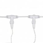 Гирлянда светодиодная Дождь 2x3m 600LED 230V теплый белый, эффект мерцания, белый провод IP65 изображение 3