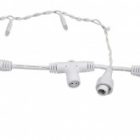 Гирлянда светодиодная Дождь 2x6m 768LED 230V теплый белый, постоянное свечение, белый провод IP65 изображение 6