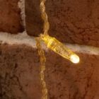 Гирлянда светодиодная Дождь 2x6m 768LED 230V тепло-белый IP65 постоянное свечение, прозрачный провод изображение 2